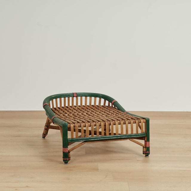 Four Piece Suite of Art Deco Rattan Porch Furniture For Sale - Image 13 of 18