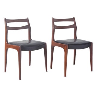 Vintage Scandinavian-Style Chairs from NF France, 1970s, Set of 2 For Sale