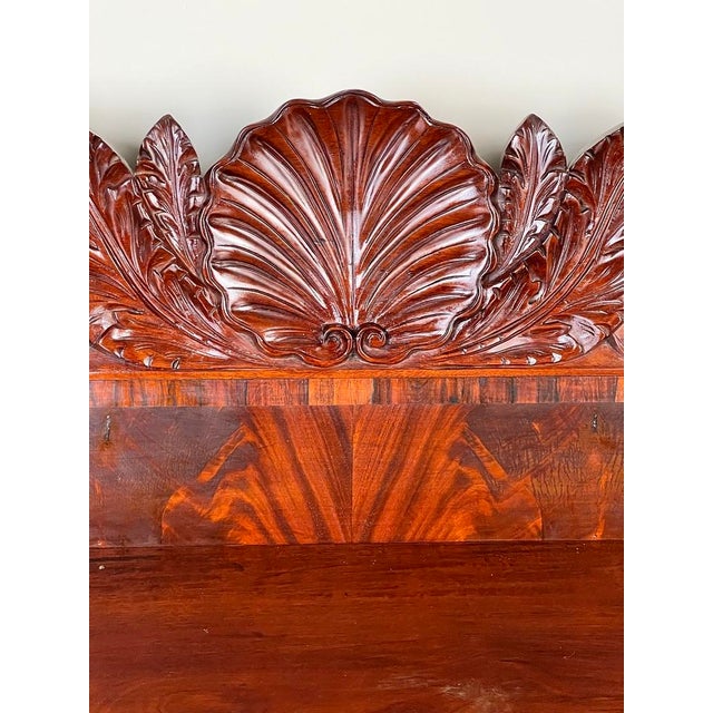 Antique American Empire Mahogany With Rosewood Edge Banding Sideboard Probably Philadelphia C. 1840 For Sale - Image 9 of 9