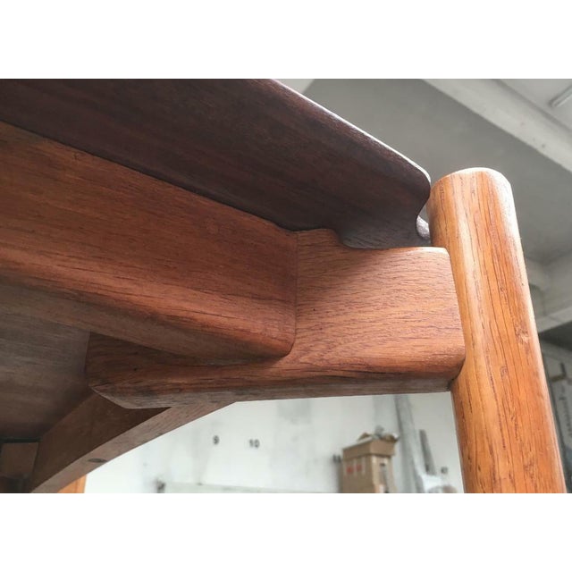 Wood Mid-Century German Series 400 Teak Coffee Table by Hartmut Lohmeyer for Wilkhahn, 1950s For Sale - Image 7 of 18