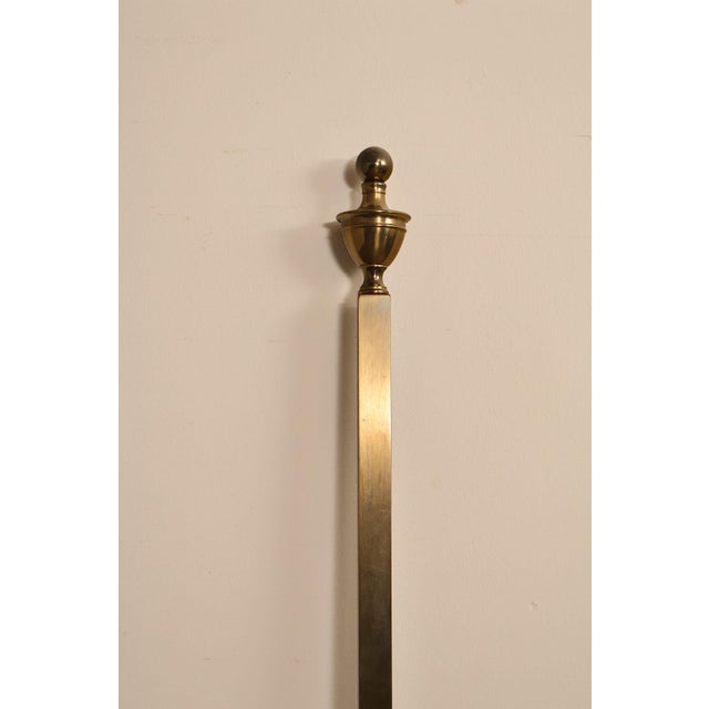 Mastercraft Vintage Brass King Headboard For Sale - Image 11 of 18