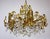 Brass and Crystal Sciolari Chandelier from Palwa, 1960s For Sale - Image 6 of 15