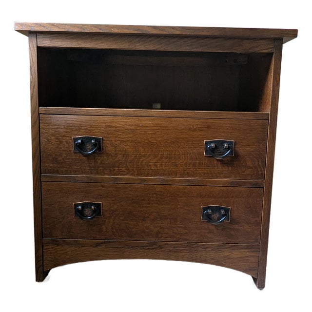 Late 20th Century Stickley Arts & Crafts Cabinet For Sale