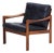 Mid-Century Teak and Leather Armchair by Illum Wikkelsø for Niels Eilersen and Musterring, 1960s For Sale