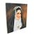 Oil on canvas portrait painting of a Catholic nun. This beautiful portrait of a woman is unframed and in wonderful vintage...
