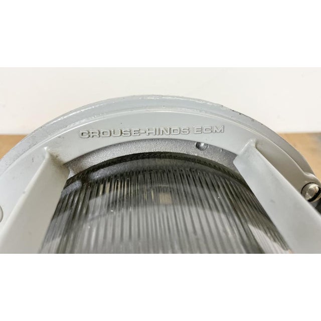 Grey Industrial Explosion Proof Light from Crouse-Hinds, 1970s For Sale - Image 12 of 16
