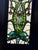 Late 19th Century Late 19th Century John La Farge Stained Glass Door With Scroll Centerpiece For Sale - Image 5 of 12