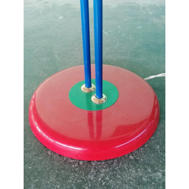 1970s Multicolored Floor Lamp, 1970s For Sale - Image 5 of 6
