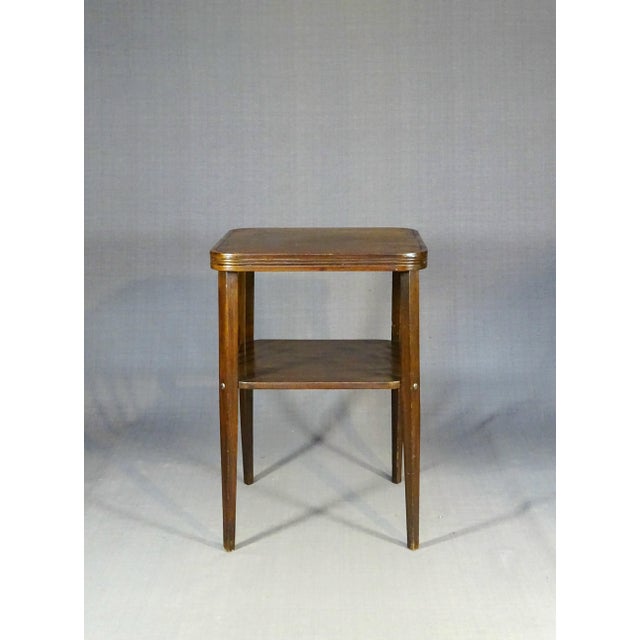 Vintage Coffee Table by Gustav Siegel for Gebrüder Thonet, 1905, in Flawless conditions. Designed 1890 to 1919 This piece...