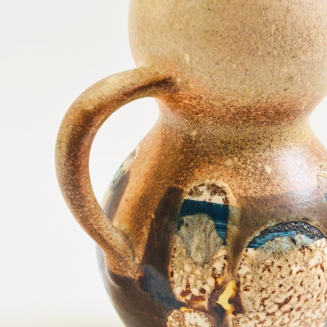 Lapid Israel Pottery Vase With Handle For Sale In San Francisco - Image 6 of 10