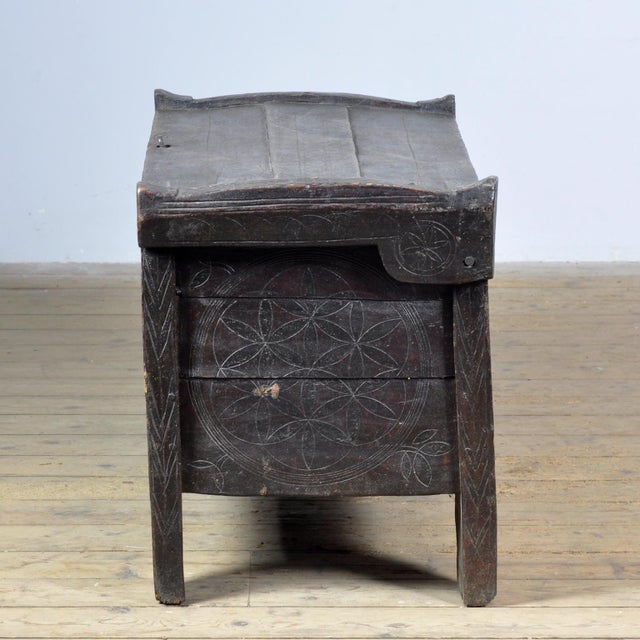 Antique Shepherd's Chest, 1850s For Sale - Image 13 of 15
