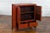 Auburn Chinese Qing Dynasty 19th Century Red Lacquer Cabinet with Doors and Drawers For Sale - Image 8 of 13