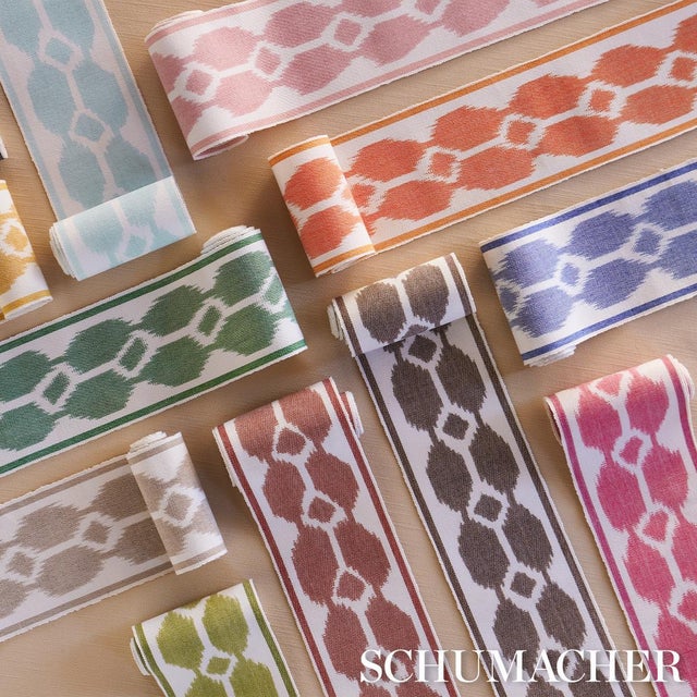 Schumacher Schumacher Telia Tape Trim In Rose For Sale - Image 4 of 5