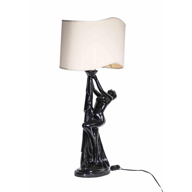 Ceramic Table Lamp by Tommaso Barbi, Italy, 1970s For Sale - Image 3 of 5