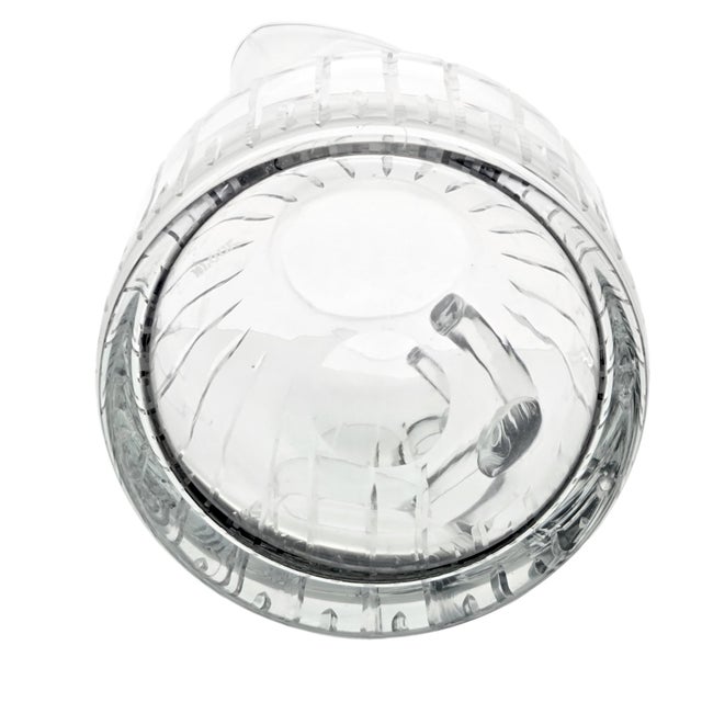 1990s Block Symphony Lead Crystal Water Pitcher For Sale - Image 13 of 15
