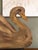 Painted swan by Diana Mihaltse—a celebrated folk artist from New England known for transforming used tin into whimsical...