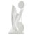 1990s White Lacquered Wood Geometrc Sculpture, Italy, 1990s For Sale - Image 5 of 5