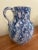 French Antique Sponge Ware Pottery Pitcher For Sale - Image 3 of 7