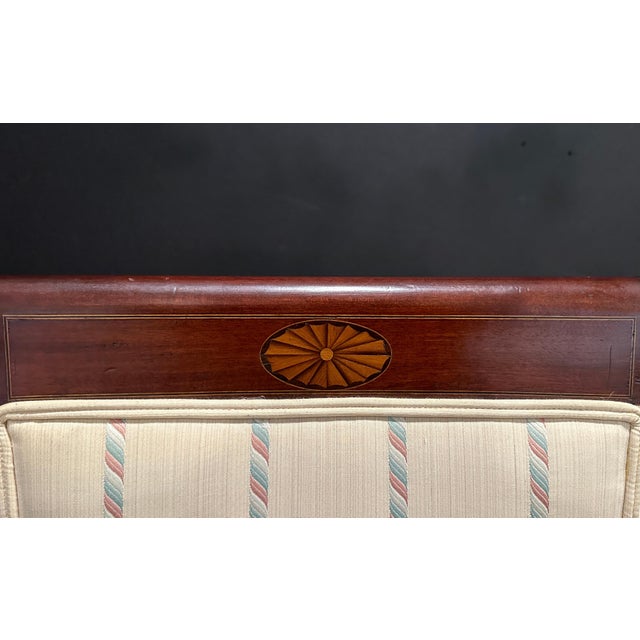 Wood Early 20th Century Pair Of Carved Mahogany Dolphin Form Armchairs For Sale - Image 7 of 8