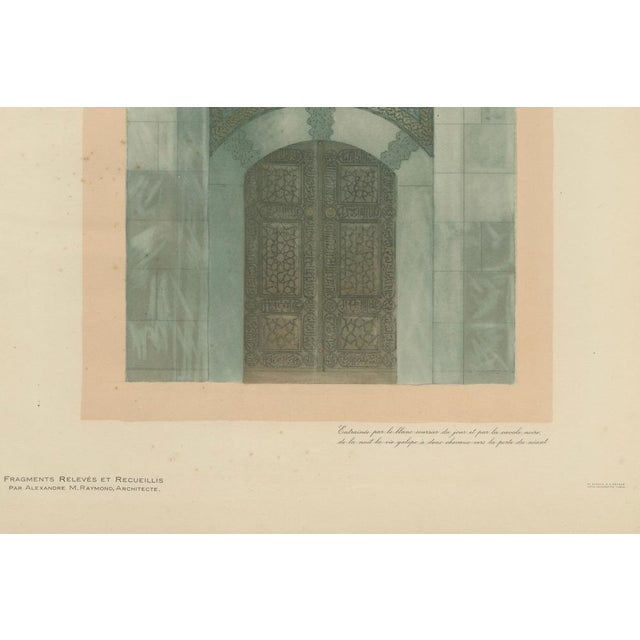 Alexandre M. Raymond, Green Tomb Portal Bursa, 1924, Paper For Sale - Image 6 of 9