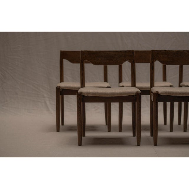 Mid-Century Modern Wengé Dining Chairs, 1970s, Set of 6 For Sale - Image 3 of 15