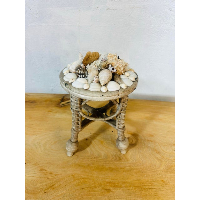 Wood Hand Made Vintage Shell Sculpture For Sale - Image 7 of 7