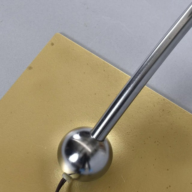 m.g. Wheeler Sight Light Saucer Atomic Age Articulating Table Lamp For Sale - Image 9 of 9