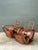 Mid-Century Modern Vintage Paul Frankl Six Strand Rattan Lounge Chairs - A Pair For Sale - Image 3 of 11