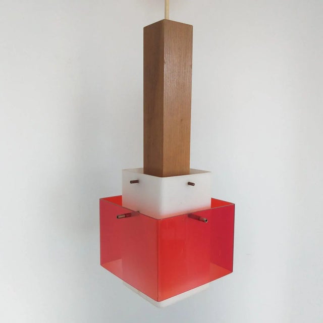 Mid-Century Modern Vintage Pendant Lamp from Guzzini, 1970s For Sale - Image 3 of 8