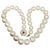 11.5-15 mm White South Sea Round Pearl Necklace Diamond Ruby Clasp, Vintage PT For Sale - Image 15 of 18