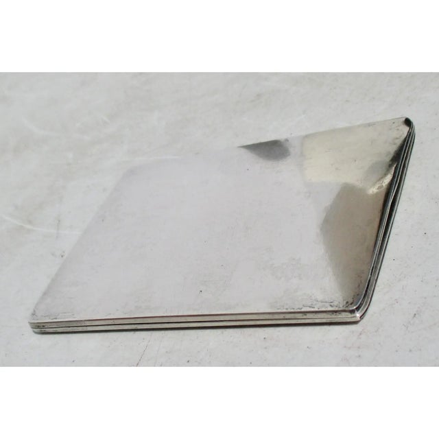 Silver Sterling Silver Traveling Photo Frames 2 Panel Circa 1910 For Sale - Image 8 of 8