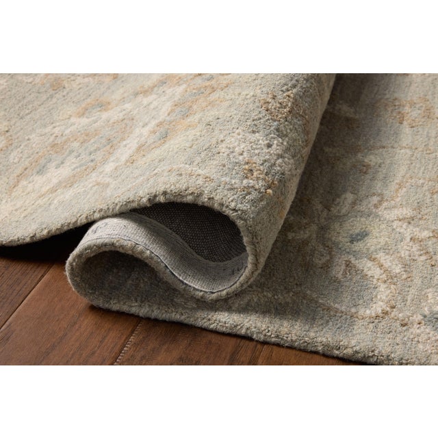 Loloi Rugs Chris Loves Julia x Loloi Dorothea Stone / Multi 3'-6" x 5'-6" Accent Rug For Sale - Image 4 of 7