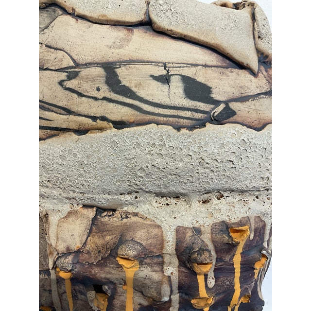 2020s Sculptural Contemporary Ceramic Totem Weight of the World For Sale - Image 5 of 8