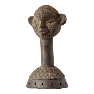 Early 20th Century Mossi Two-Faced Headcrest Burkina Faso For Sale