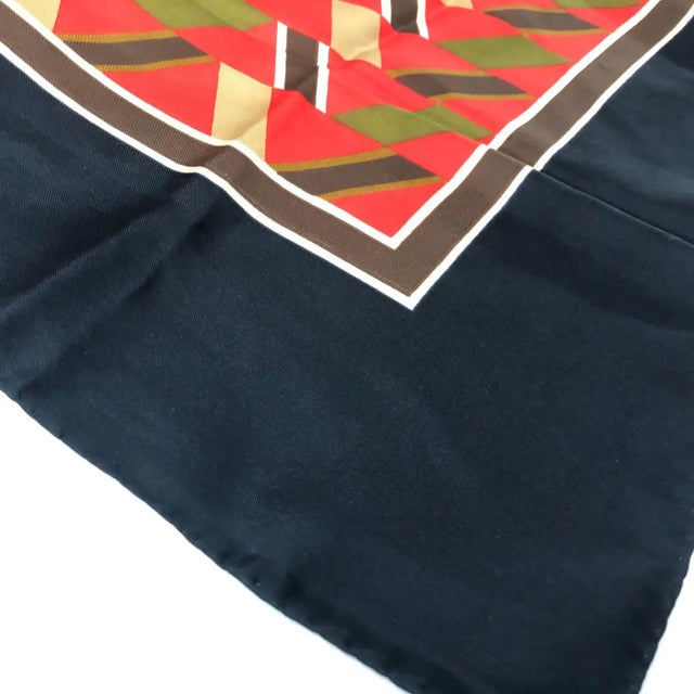 1970s 1970s Vintage Pierre Balmain Silk French Foulard For Sale - Image 5 of 6