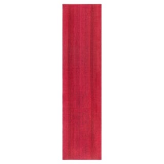 Doris Leslie Blau Vintage Swedish Fragment Runner in Red Tones For Sale