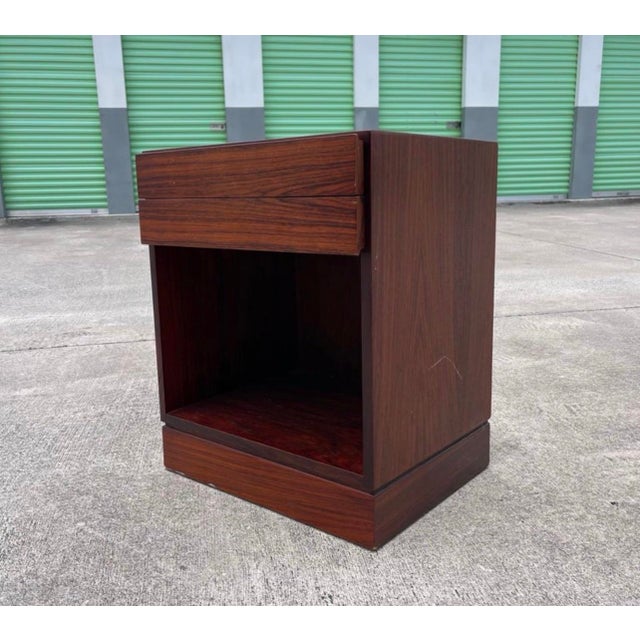Rosewood Nightstand by Arne Wahl Iverson for Vinde Mobelfabrik