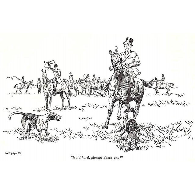 1930s "Foxhunting Formalities" Book 1930 Reeve, J. Stanley For Sale - Image 5 of 11