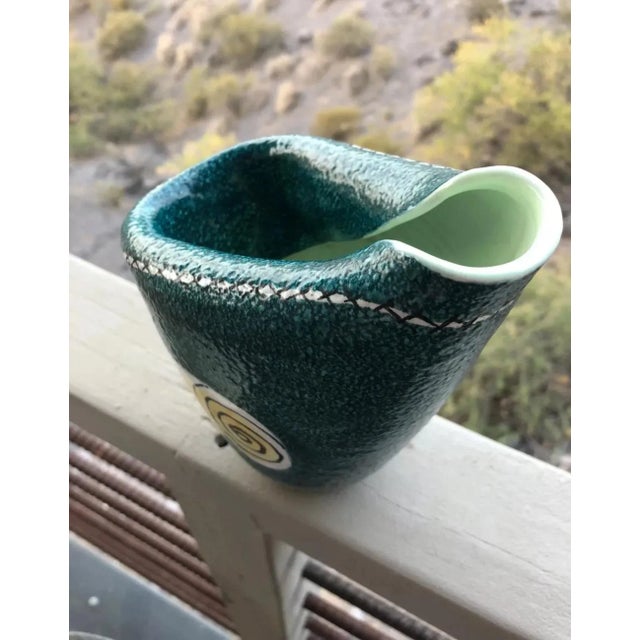 Excellent Condition Mid Century Italian pottery. Has a shell depicted on it and is very vibrant. Good color and beautiful...