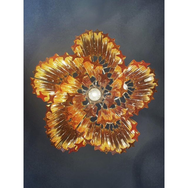 Modern Quadriedri Glass Chandelier, 1990s For Sale - Image 15 of 18