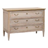 French 19th Century Commode with Brass Hardware For Sale