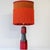 Heavy quality ceramic table floor lamp, 1970s. This lamp base brings refined elegance and rich visual appeal to any...