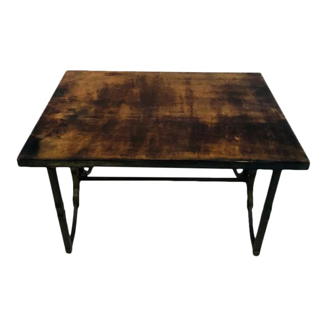 Aldo Tura Goat Skin Table For Sale