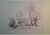 Jean Frélaut, Countryside Landscape, Drawing For Sale - Image 6 of 6