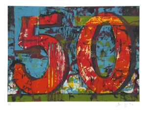 1990s Aaron Fink - 50 Lithograph