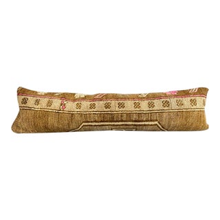 12 x 46 Lumbar Rug Pillow Turkish Touches Turkish Pillow Cushion Cover For Sale