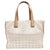 Contemporary A 2003 Chanel New Travel Line Beige Nylon and Brown Leather Tote Bag For Sale - Image 3 of 15