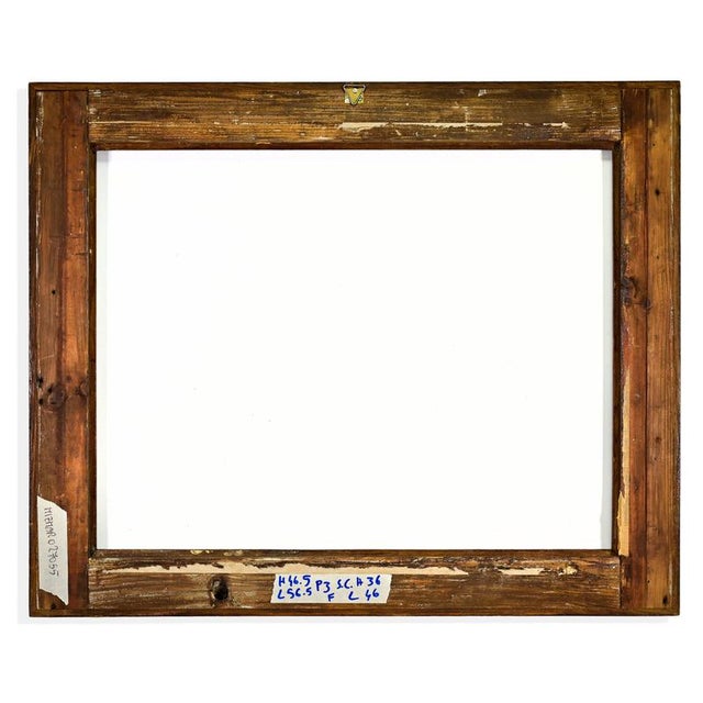Mid-20th Century Italian Walnut Wooden Frame For Sale - Image 3 of 5
