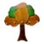 Vintage 1970s Folk Art Tree Wall Coat Rack, Children’s Decor For Sale