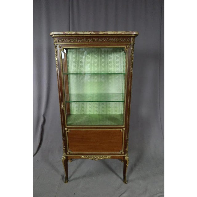 Napoleon III Vitrine Mahogany Showcase For Sale - Image 13 of 13